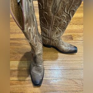 Lucchese Patsy Woman’s 6.5B Mad Goat Leather Western Boots